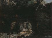 Gustave Courbet Bridge painting